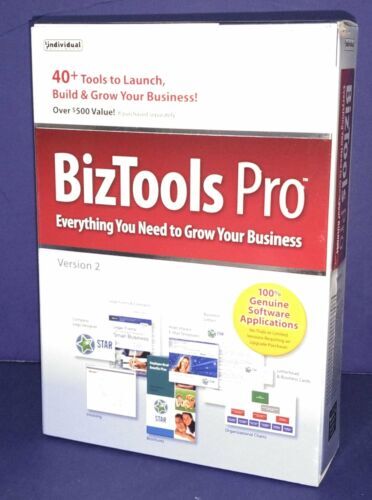 Individual BizTools Pro Software, Version 2, New Sealed