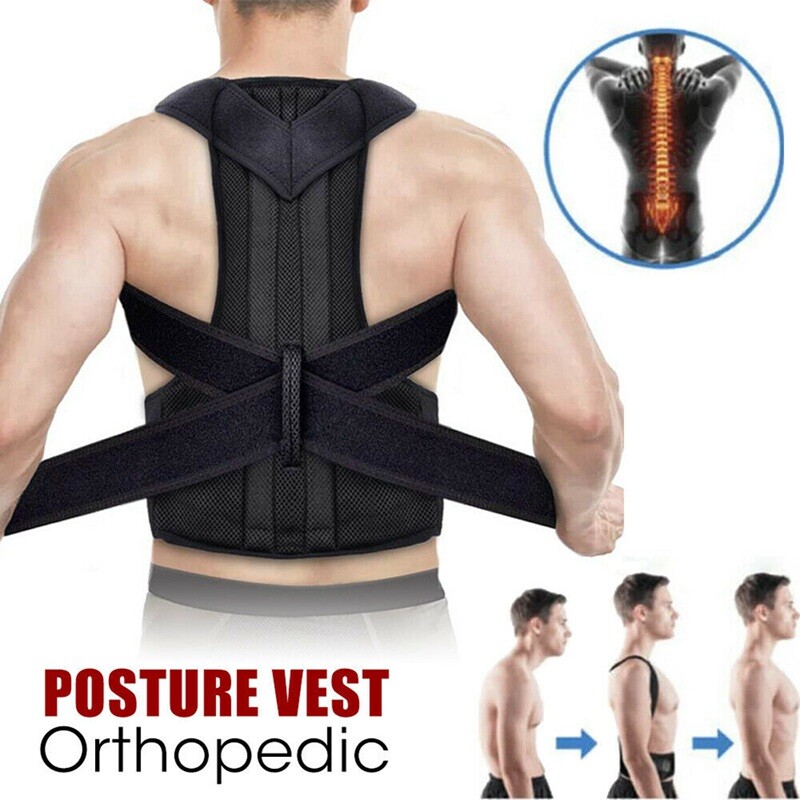 Adjustable TrueFit Posture Corrector For Support Belt Bear Back Corset FREE SHIP