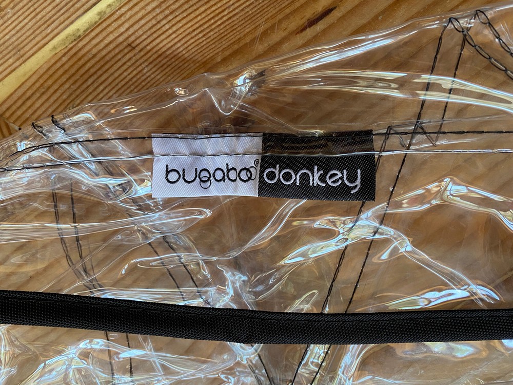 Bugaboo Donkey Baby Stroller Clear Rain Cover canopy Shield