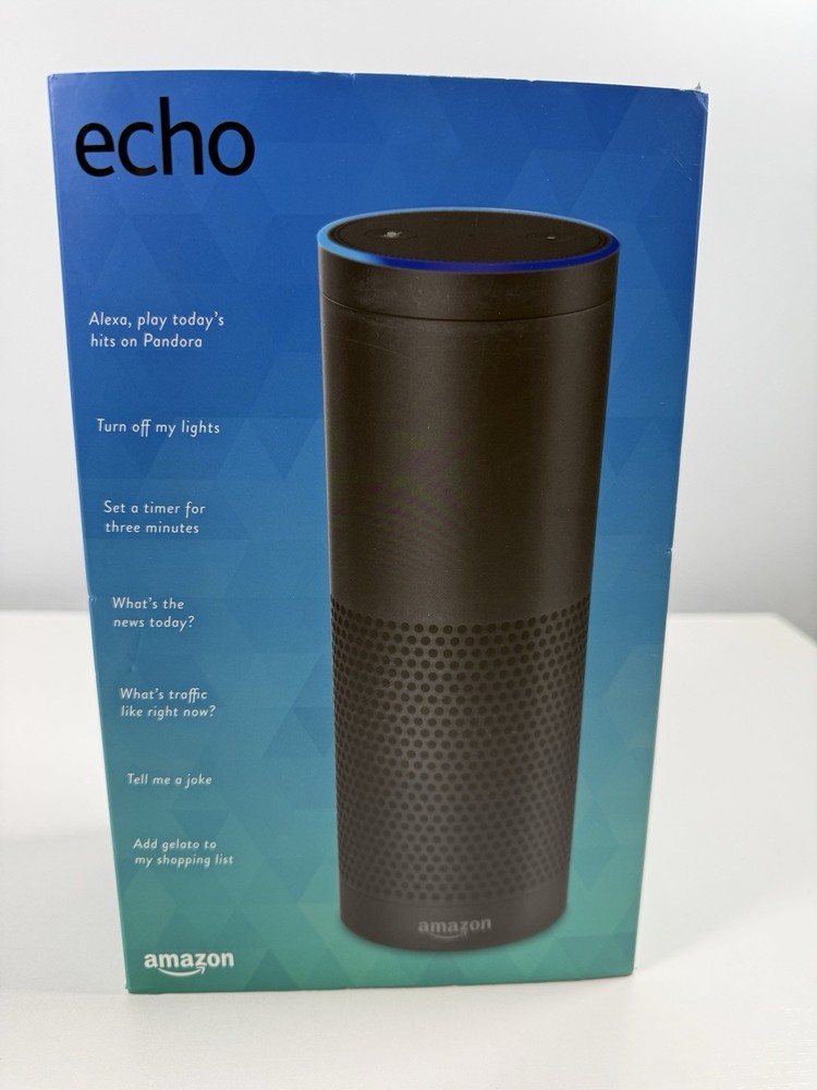Amazon Echo (1st Generation) Smart Assistant - Black