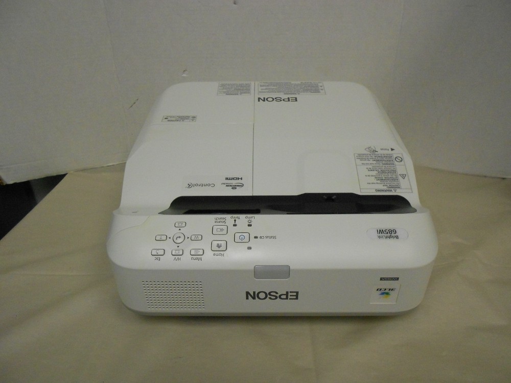 EPSON Brightlink 685WI SHORT THROW Projector4-5K HOURS BUNDLE