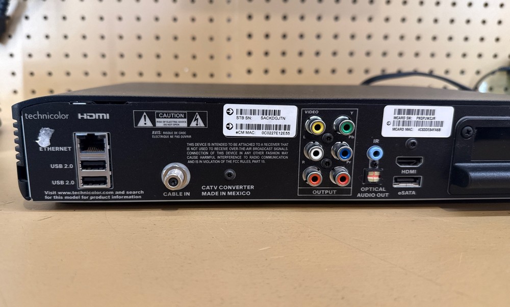 Technicolor Digital Home Communications Terminal Model 9865