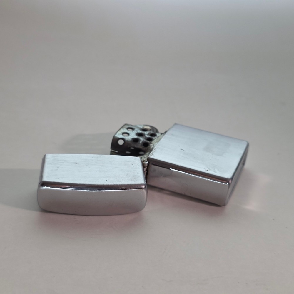 Vintage Slim Lighter Silver Tone Japan