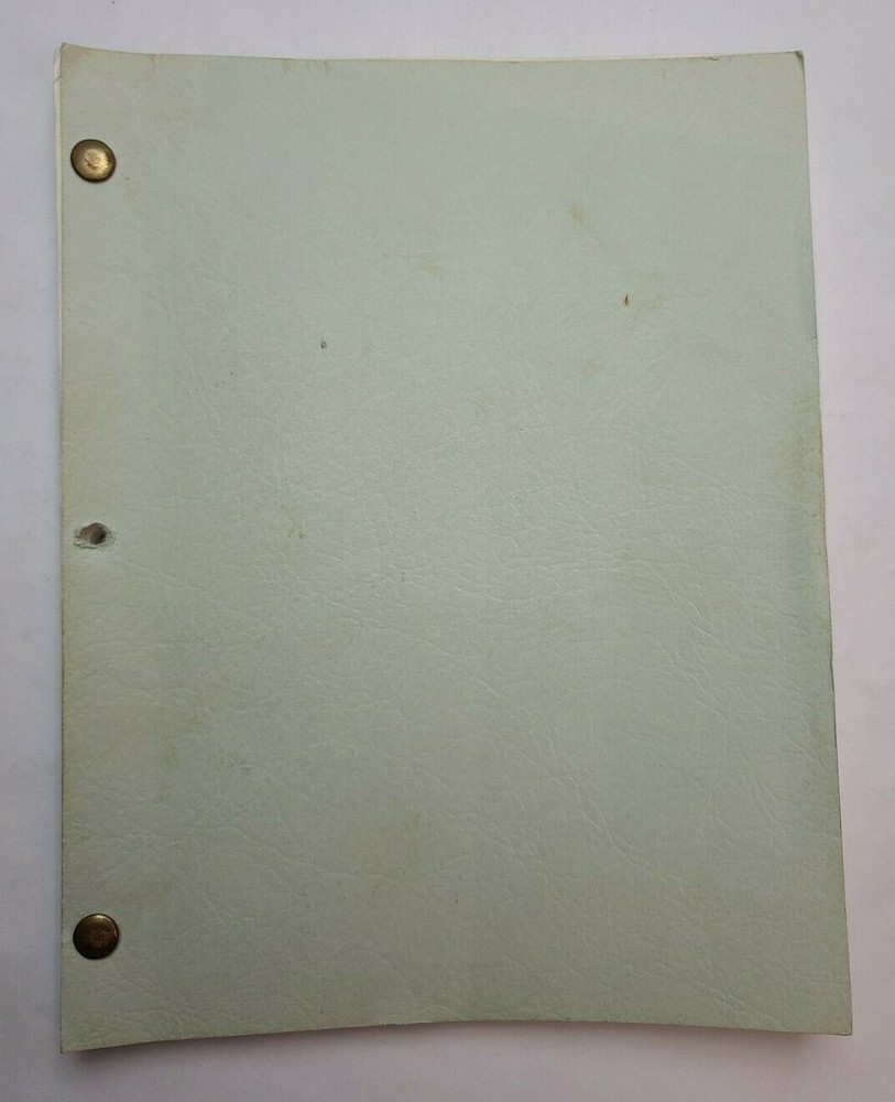 VERBATIM / Bob Brody 1989 Unproduced Movie Script Screenplay