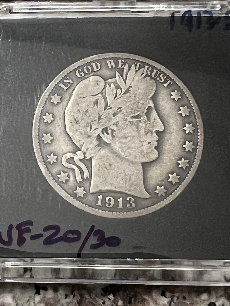 1913-S Barber Half Dollar