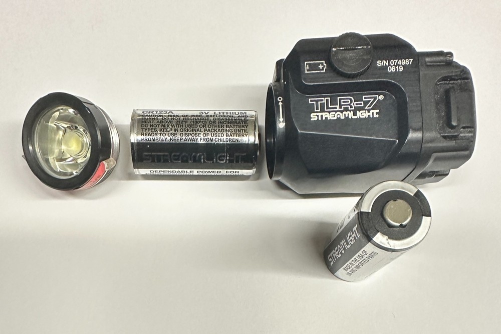 STREAMLIGHT TLR-7 Tactical Flashlight- 1913-1 Rail Key installed - Nice!! 987