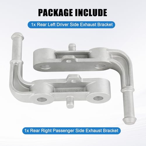 Rear Left/Right Exhaust Bracket Muffler Support Assembly Left & Right