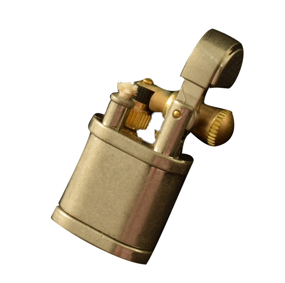 (Without Kerosene) Portable Vintage Kerosene Lighter, Trench Cigarette Lighter