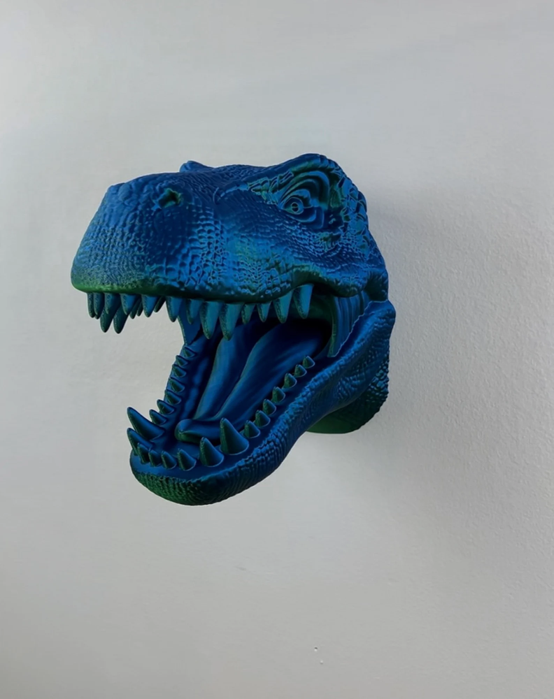 T-Rex Headphone, Controller Wall Holder - Unique Decor Piece