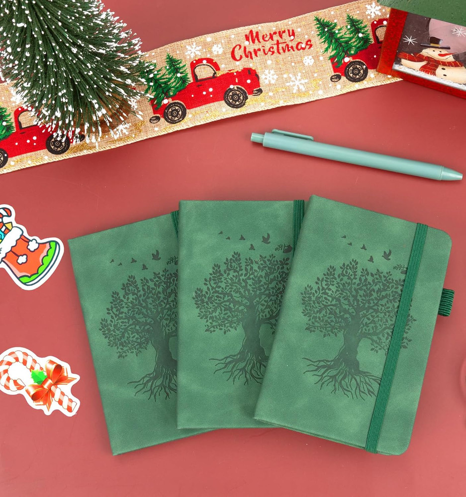 3 Pack Pocket Journaling Notebooks, A6 Small Notebook For Note Taking Journaling