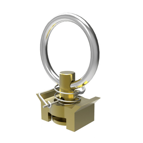 TK-100-SW1, Adaptive Technologies Group Single Stud Fitting with Ring