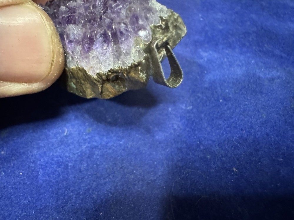 PURPLE AMETHYST CRYSTAL pendant