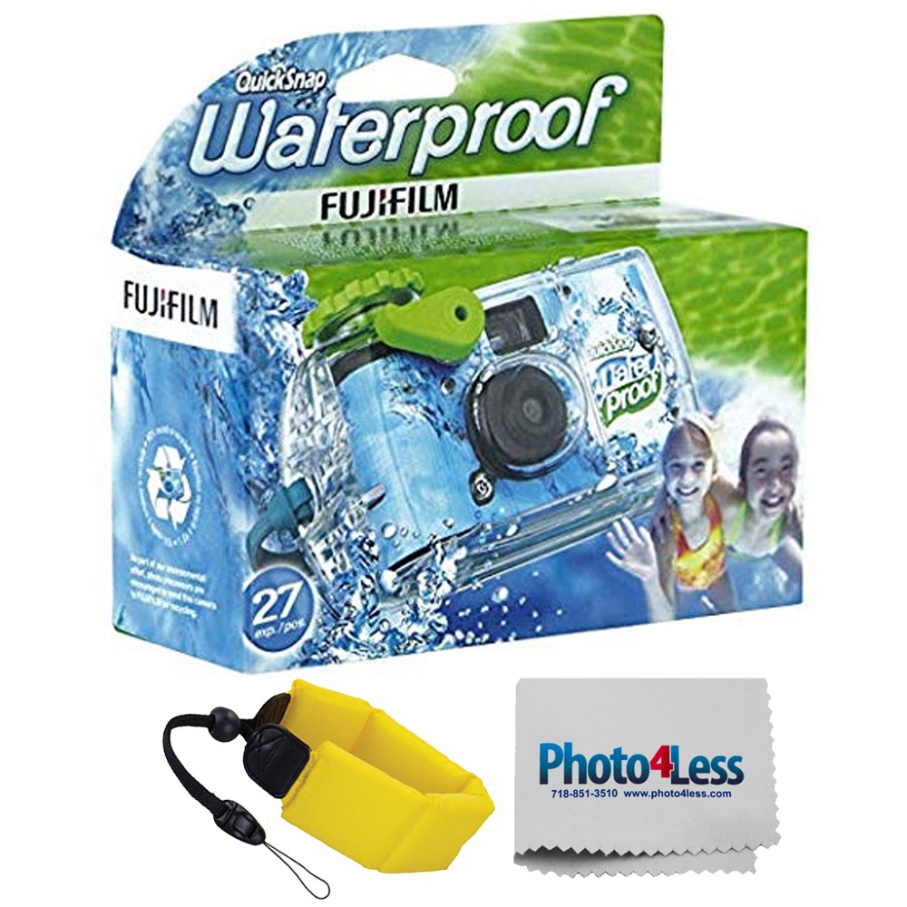 Fujifilm Quick Snap Waterproof 35mm Single Use Camera | Floating Handle