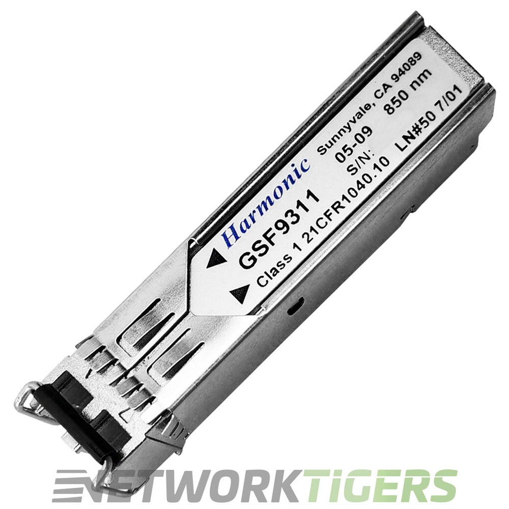Harmonic GSF9311 1GB BASE-SX MMF Multi-mode Short Range SFP Transceiver
