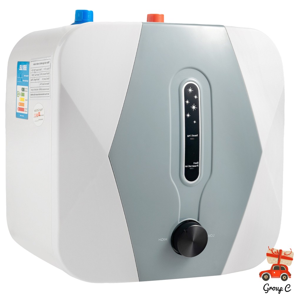 8L Instant Hot Water Heater Electric Tankless On Demand House Shower Sink 1500W