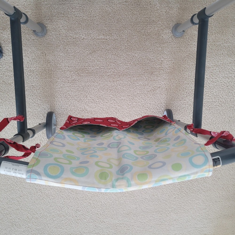 Universal Folding Walker Bag/Pouch both side Pockets. Only Pouch without Walker