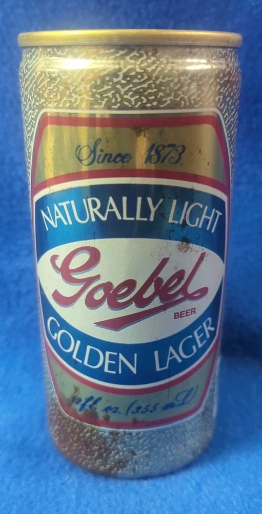 Goebel Beer Can Vintage Golden  Lager 12oz Steel Pull Tab   Empty