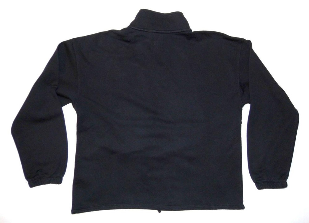 LEVI'S - Men's Relaxed Fit 1/4 Zip Pullover Sweatshirt Top - Medium - Black