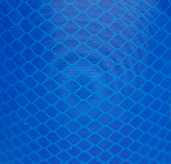 Blue Diamond Reflector Sign Plotter Cutter Vinyl Caution Tape 12" x 5' Roll