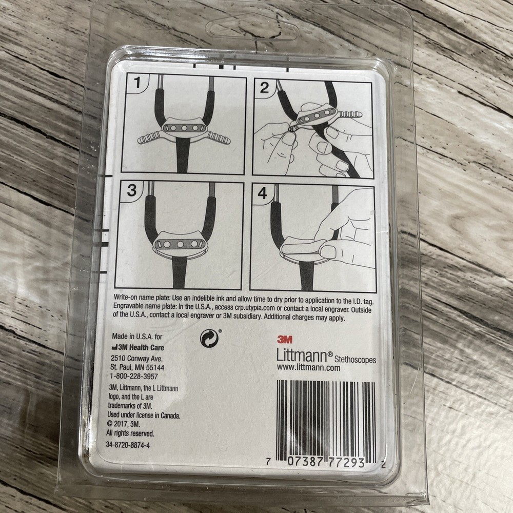 3M Littmann Stethoscope Identification Tag Gray (2-Pack)