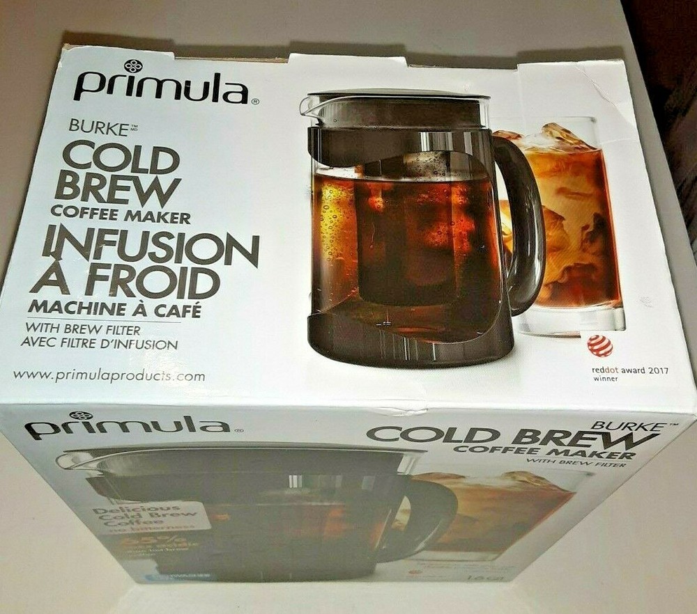 Primula PCBBK-5351 Pace Cold Brew Iced Coffee Maker 1.6 Quart - Black
