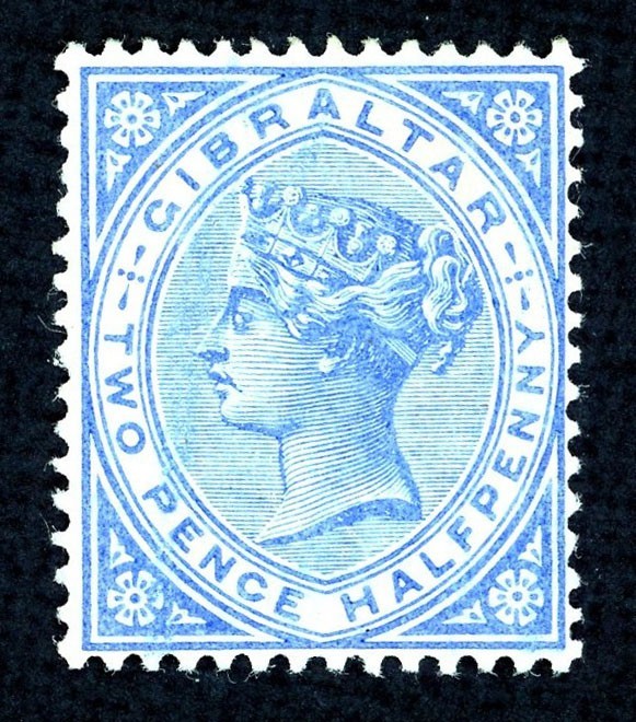 Stamp Gibraltar, Scott # 14 Mint VLH