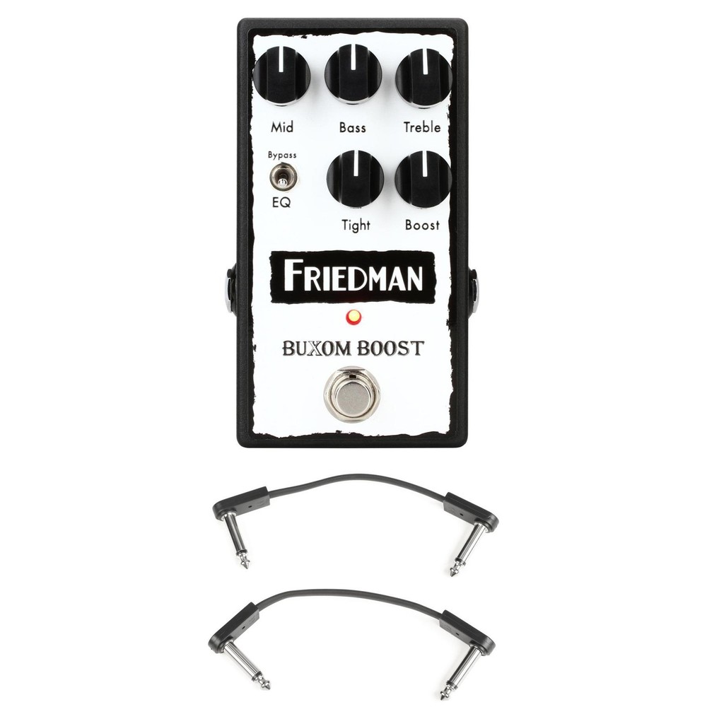 Friedman Buxom Boost Pedal with EBS Patch Cables