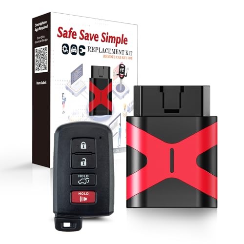 Programmable Keyfob, Replacement Car Keys Fob and 4 Btn (SUV) Programmer Kit