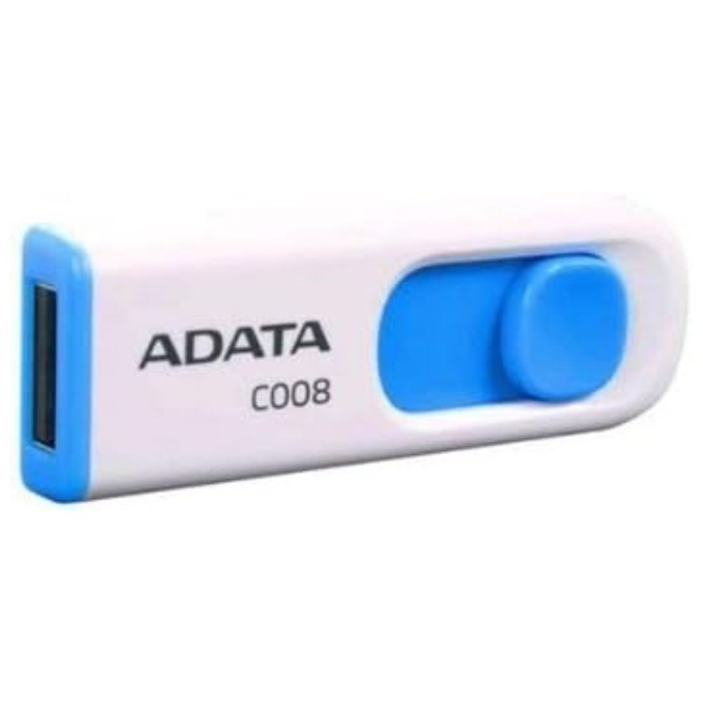 ADATA C008 32GB USB 2.0 Retractable Thumb Activated Flash Drive