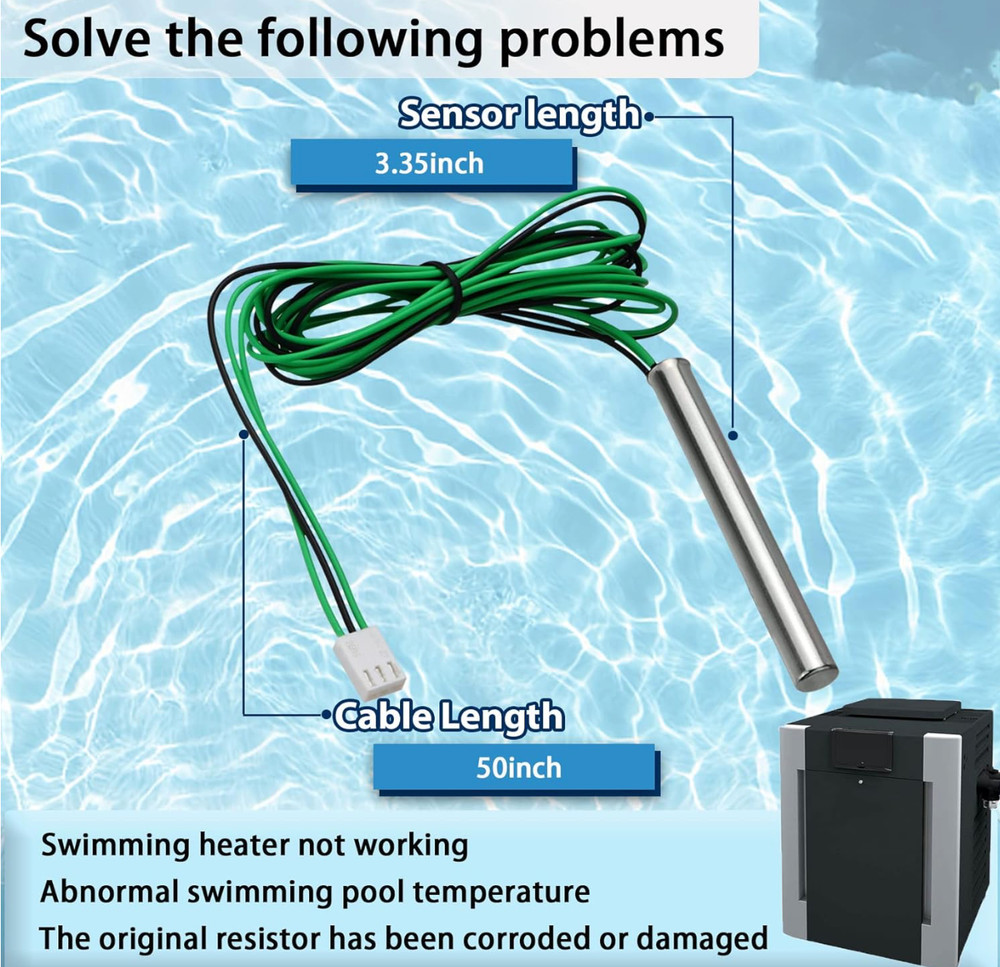 Raypak 009577F Replacement Heater Sensor 12 Month Warranty