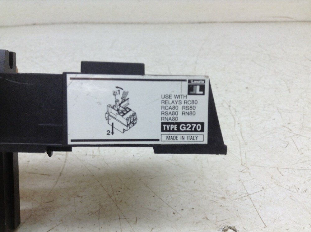 Lovato G270 Relay Mounting Bracket New