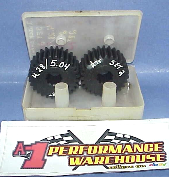 Set #2 Quick Change Rear End 4.28-5.04 Gears 10 Spline & Plastic Case