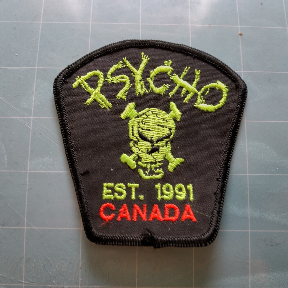 Psycho Canada EST 1991 Team Patch size 4x4