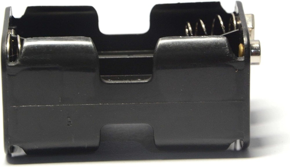 Efficient Battery Organization: 4 AA Battery Holder with 9V Connector (3 Units)