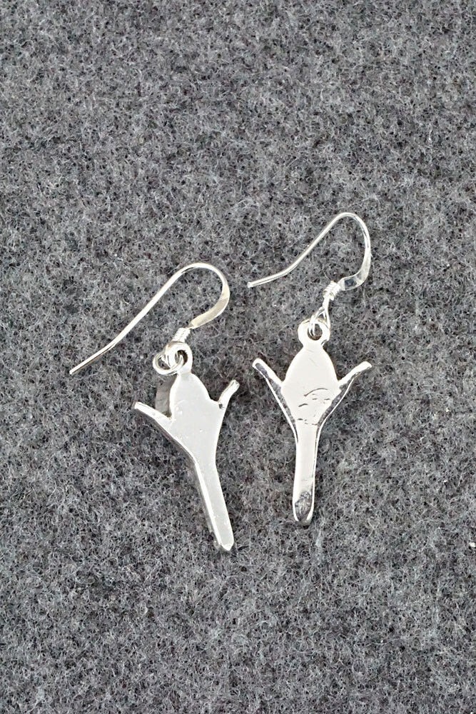 Turquoise & Sterling Silver Earrings - Gary Shorty