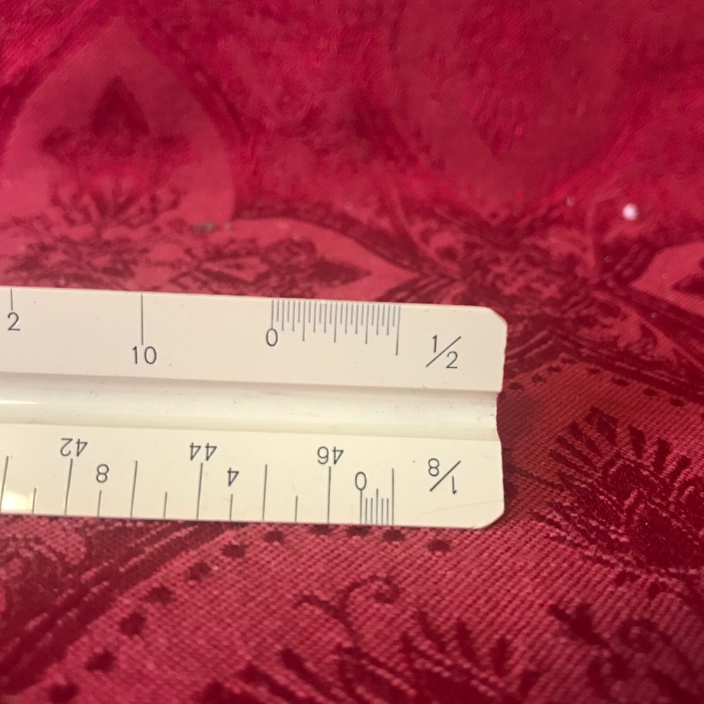 VINTAGE "STAEDTLER-MARS" 987 19-31 TRIANGULAR ARCHITECT/DRAFTING SCALE-MINT COND