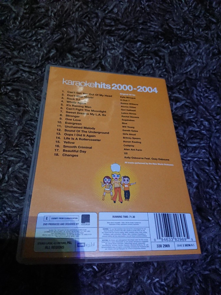 Karaoke Hits: 2000-2004 by Karaoke (DVD, 2005)
