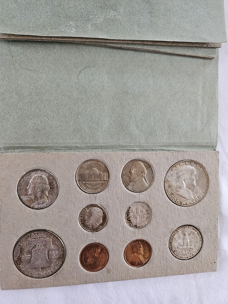 1949 US Double Mint Set PDS Nice Toning Original Packaging UNC