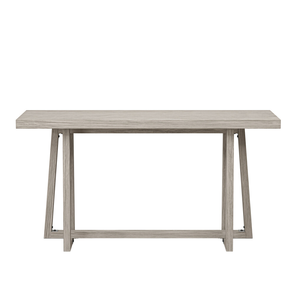 60'' Multi-Purpose Console Table - Weatherproof & 220LBS Capacity (Woodgrain)