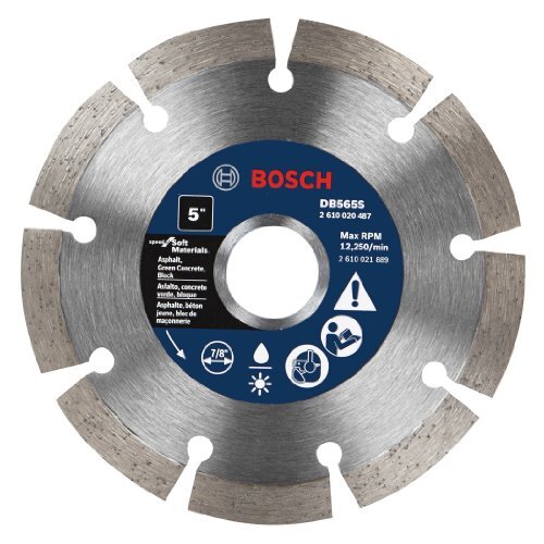 Bosch DB565S 5-Inch Segmented Rim Diamond Blade for Soft Materials