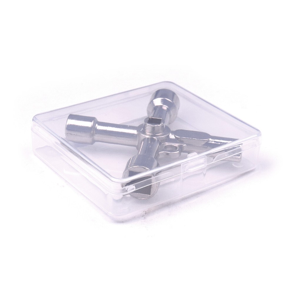 4-in-1 Key Wrench, Cross Square Triangle for Electrical Cabinet & Elevator