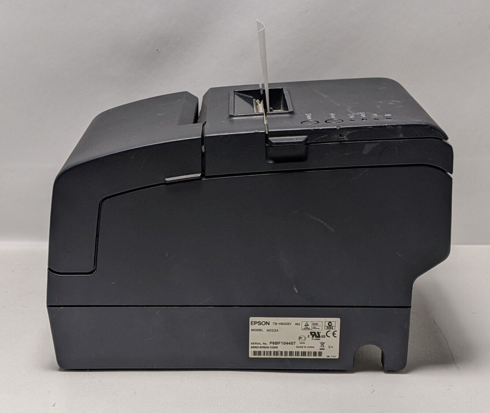 Epson M253A TM-H6000IV Multi-Function POS Receipt Printer W/ Power Adapter
