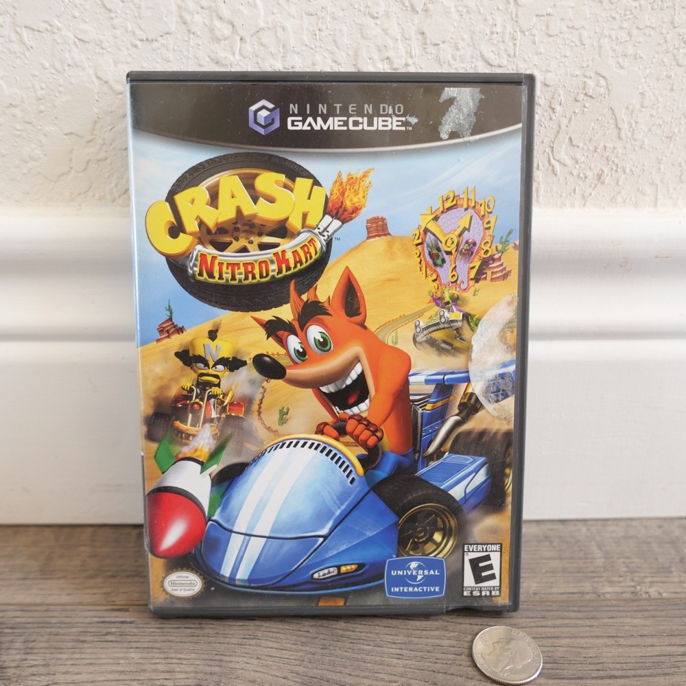 NO GAME Crash nitro Kart Nintendo GameCube Case Only
