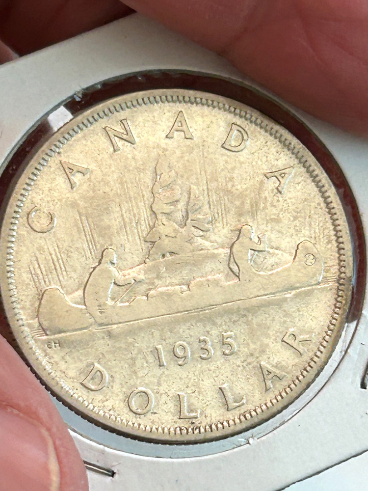 1935 Canada George V Silver Dollar #232