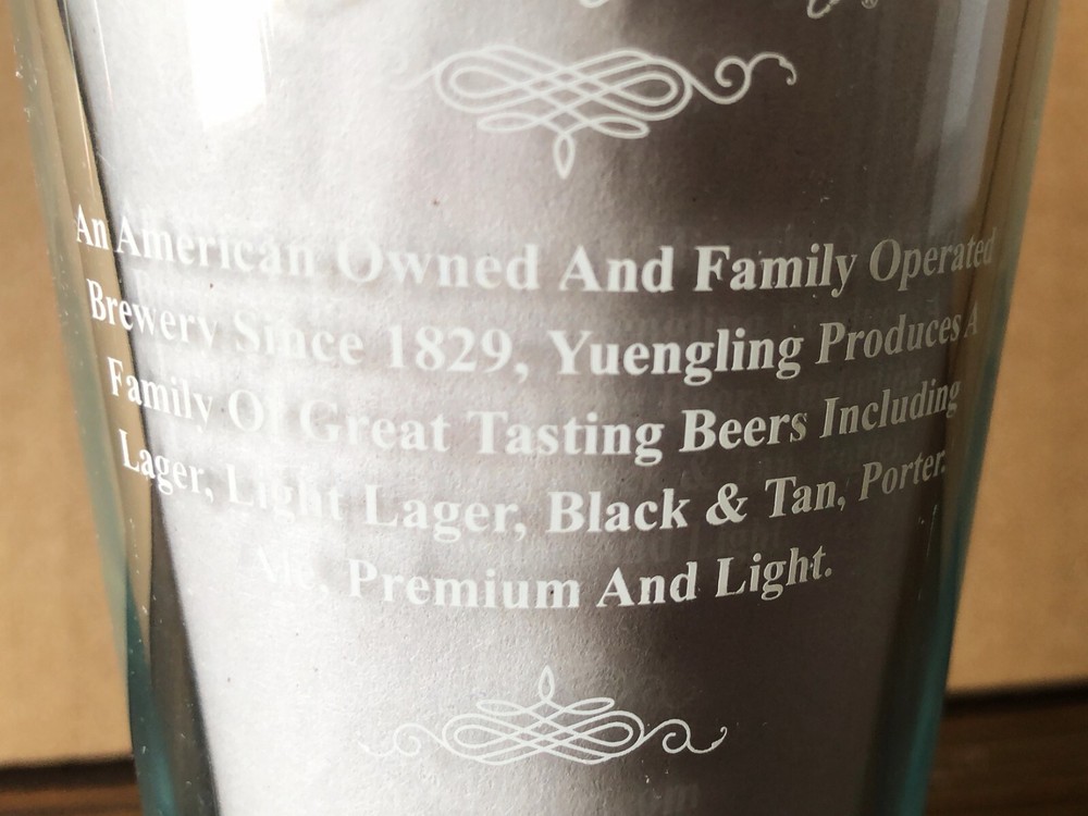 Vintage Yuengling Beer Pint Glass