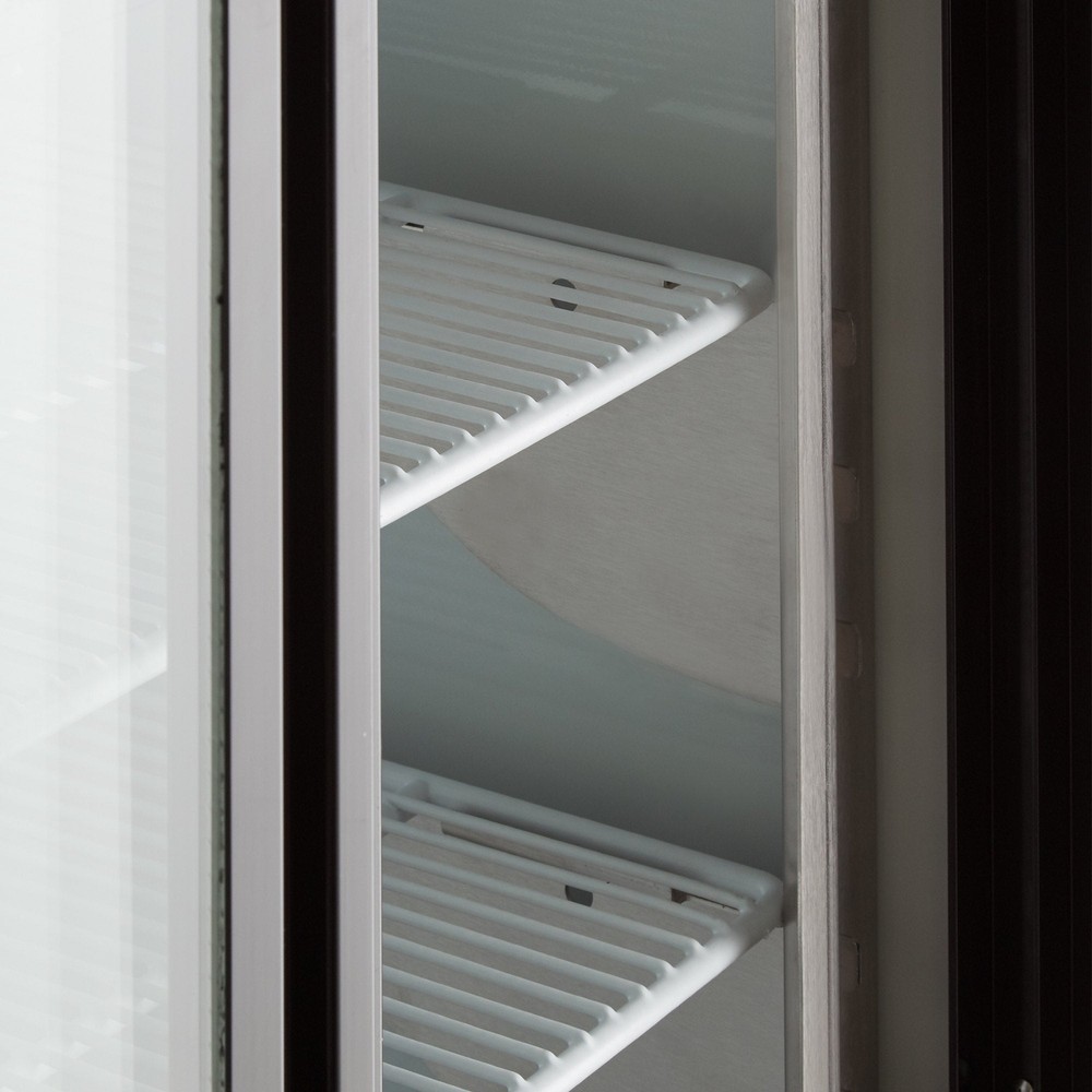 82" White Curved Glass Refrigerated Deli Case