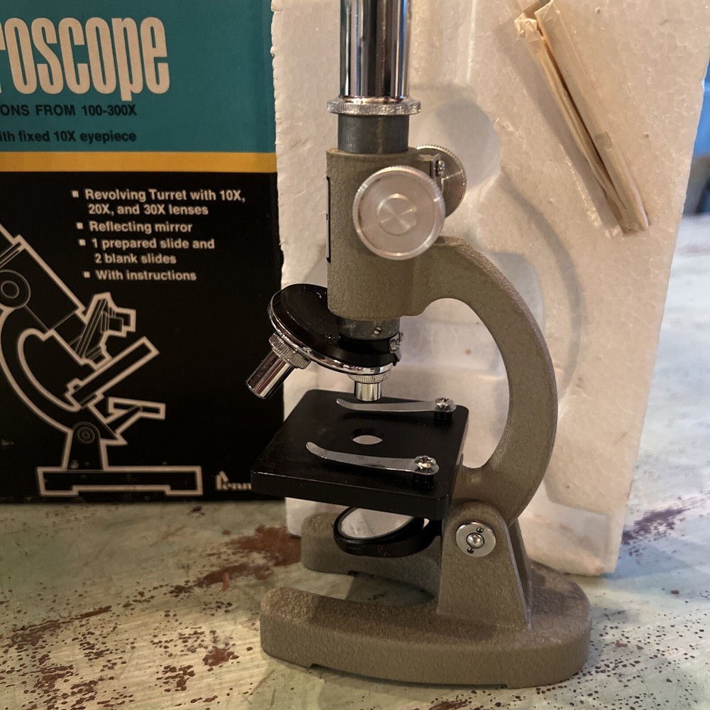 Penneys 300 Power Microscope Kit With Slides