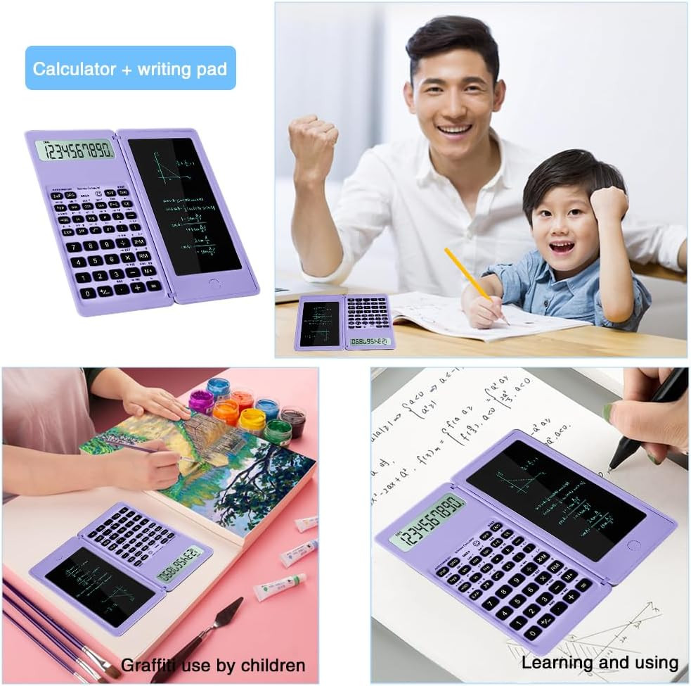 Scientific Calculators for Students, 10-Digit Large Screen, Math Calculator with