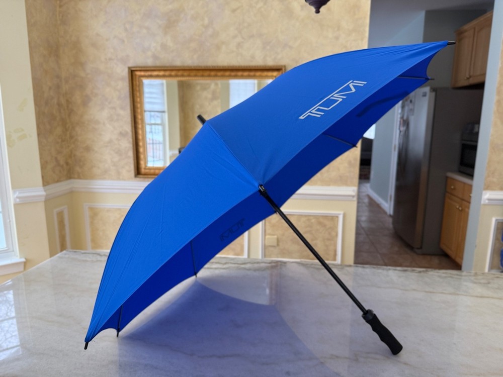 Tumi Blue Logo Umbrella 100% Authentic