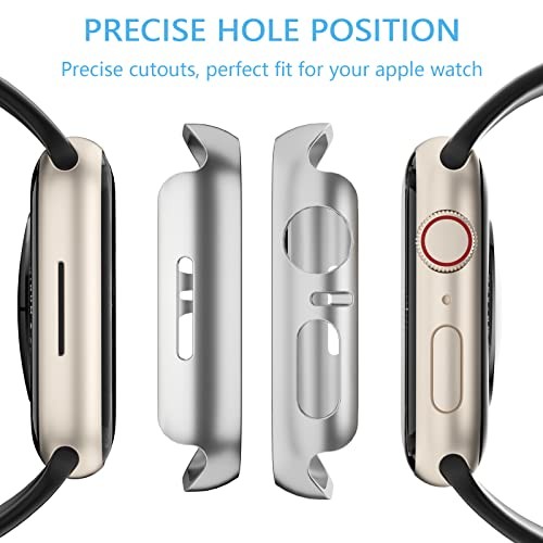 [3 Pack] Privacy Screen Protector for Apple Watch 9/8/7 45mm Black/Black/Black